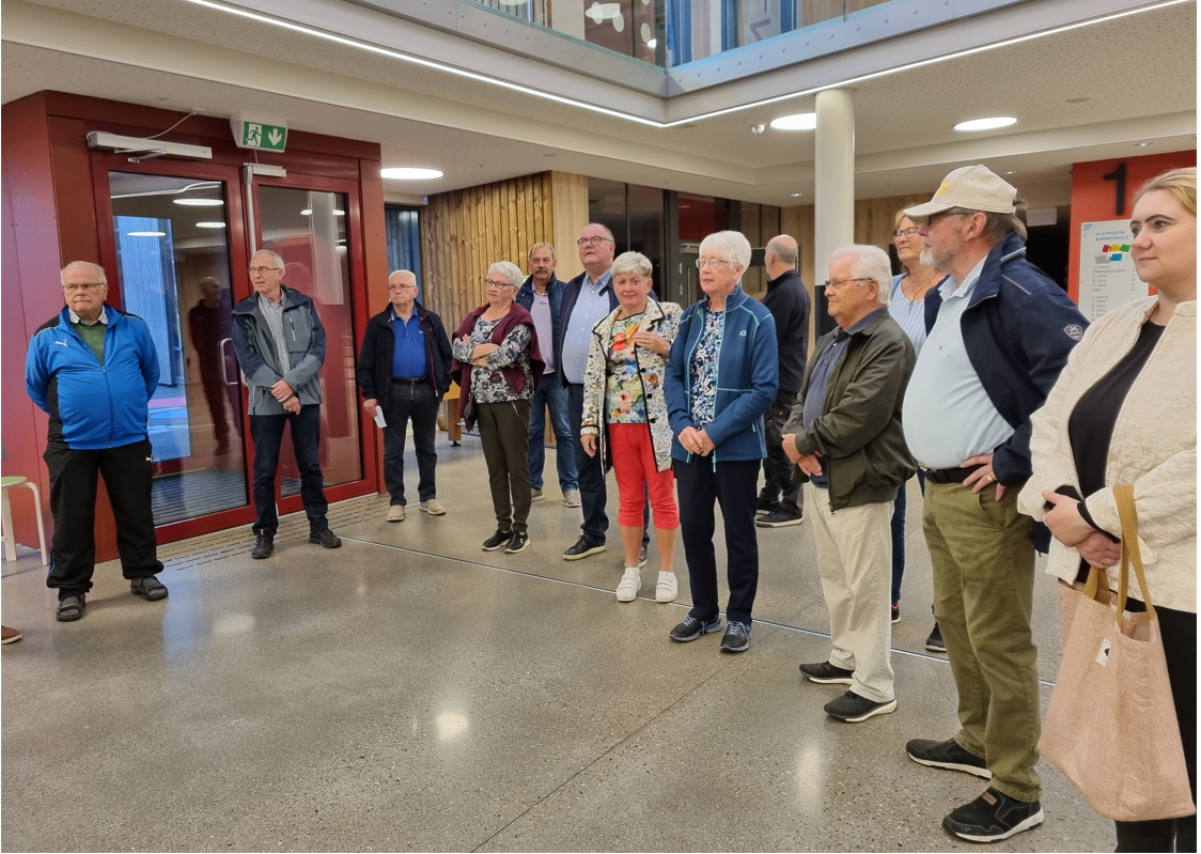 Besøk Kleppestø nye Barneskole sept.2021